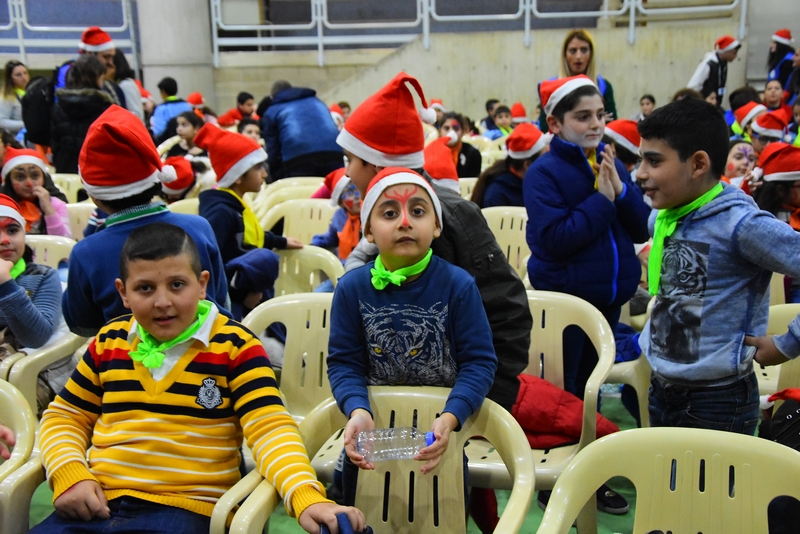 Saint Vincent de paul celebrating Christmas at Jesus & Mary school